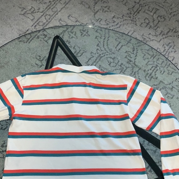Obey stripped cropped polo shirt - Picture 3 of 5